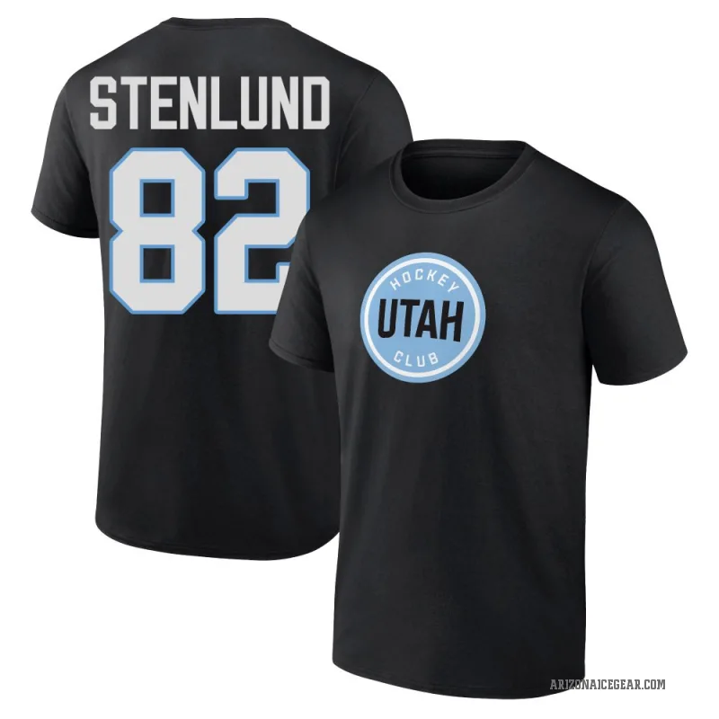 Kevin Stenlund Men's Black Utah Hockey Club T-Shirt