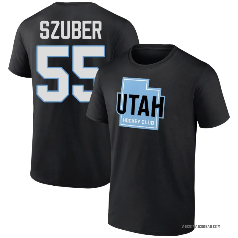 Maksymilian Szuber Men's Black Utah Mammoth Tertiary T-Shirt