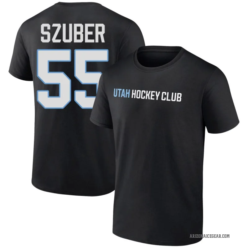 Maksymilian Szuber Youth Black Utah Mammoth Secondary T-Shirt