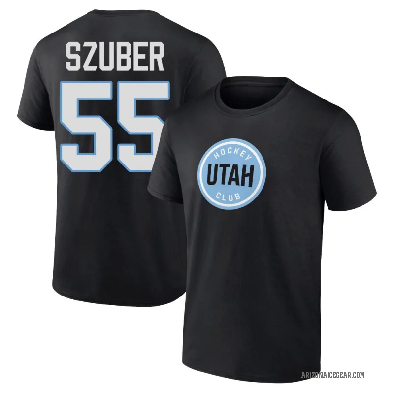 Maksymilian Szuber Youth Black Utah Mammoth T-Shirt
