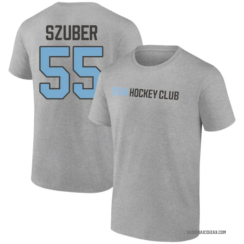 Maksymilian Szuber Youth Gray Utah Mammoth Heather Secondary T-Shirt